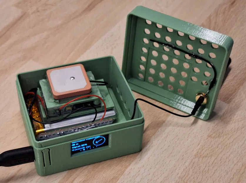 Vỏ hộp Meshtastic Heltec V3 có không gian cho GPS và pin - Image 3