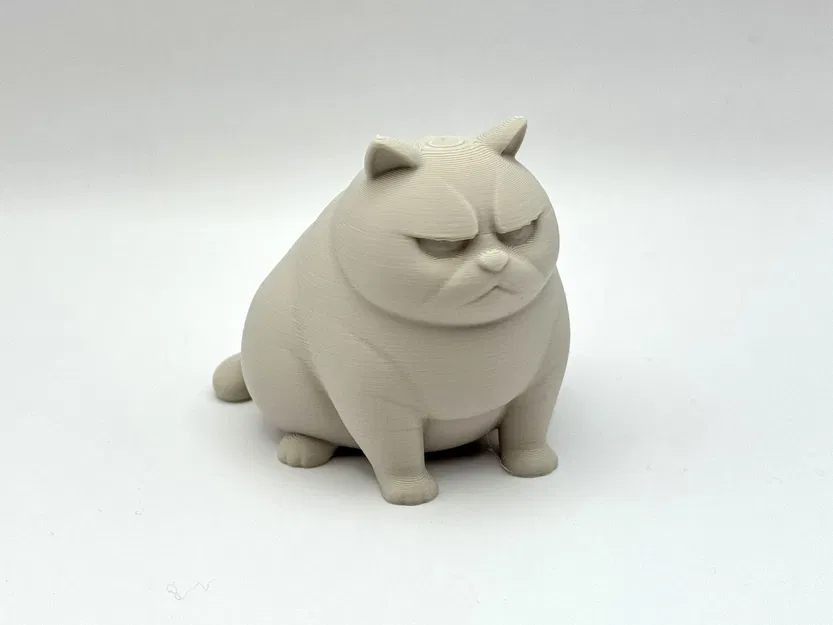 Tượng Mèo Cáu Kỉnh (Grumpy Cat Figurine) - Image 1