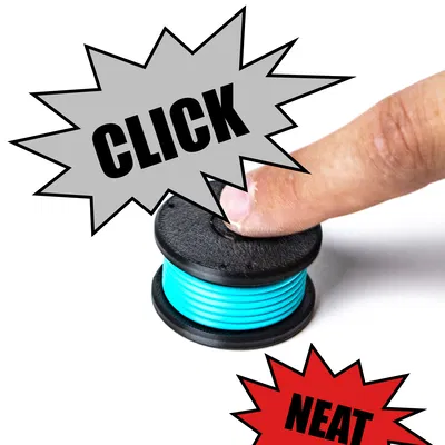 Filament Spool Clicker - Món đồ chơi fidget hình cuộn chỉ độc đáo