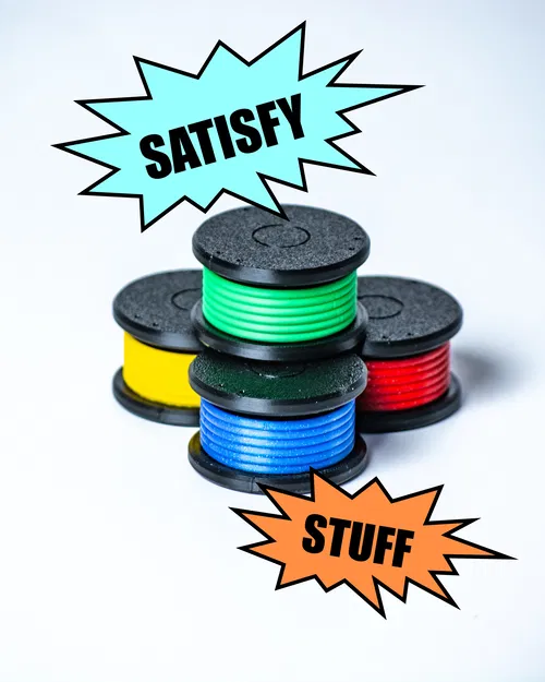 Filament Spool Clicker - Món đồ chơi fidget hình cuộn chỉ độc đáo - Image 2