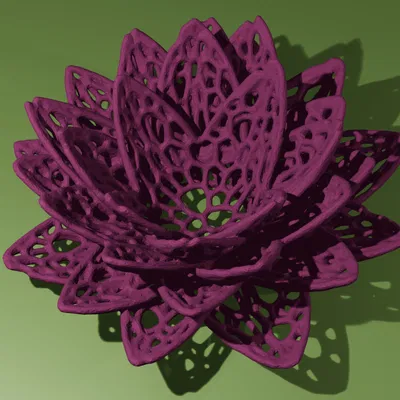 Mô hình hoa sen Voronoi (Lotus Voronoi)