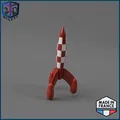 Mô hình tên lửa Tintin tự lắp ráp (DIY Model Kit) - Thumbnail 1