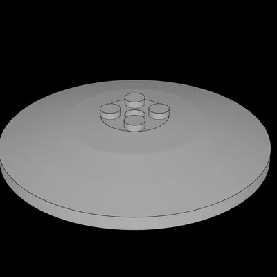 Mô hình đĩa 8x8 tương thích LEGO cho dân chơi mô hình 3D