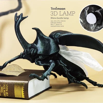 Đèn trang trí hình bọ hung Rhino Beetle