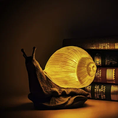 Đèn ngủ hình ốc sên (Snail lamp)