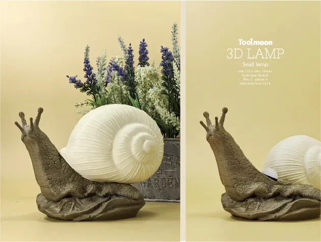 Đèn ngủ hình ốc sên (Snail lamp) - Image 2