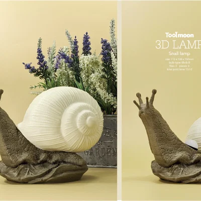 Đèn ngủ hình ốc sên (Snail lamp)