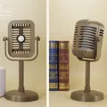 Đèn bàn phong cách micro cổ điển (Retro microphone lamp) - Thumbnail 2