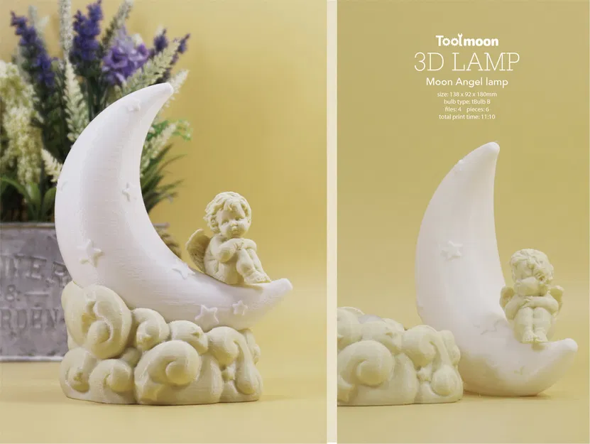 Đèn Thiên Thần Mặt Trăng (Moon Angel Lamp) - Image 1