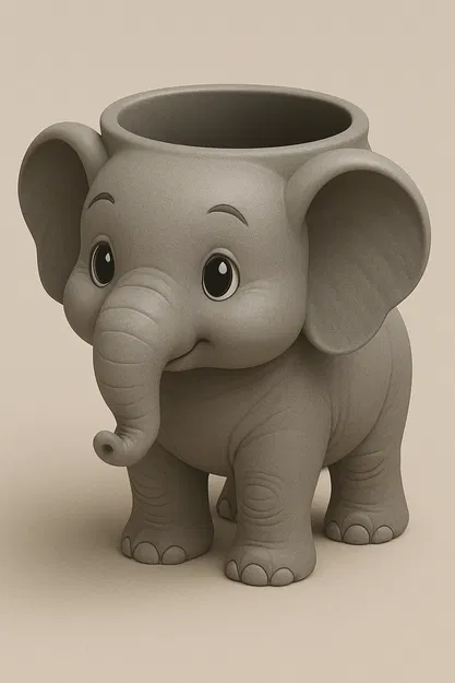 Chậu cây hình voi Eli – Một chút phép màu từ thiên nhiên - Image 1