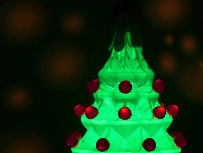 Mô hình đèn cây thông Noel (christmas tree lamp) - Image 3