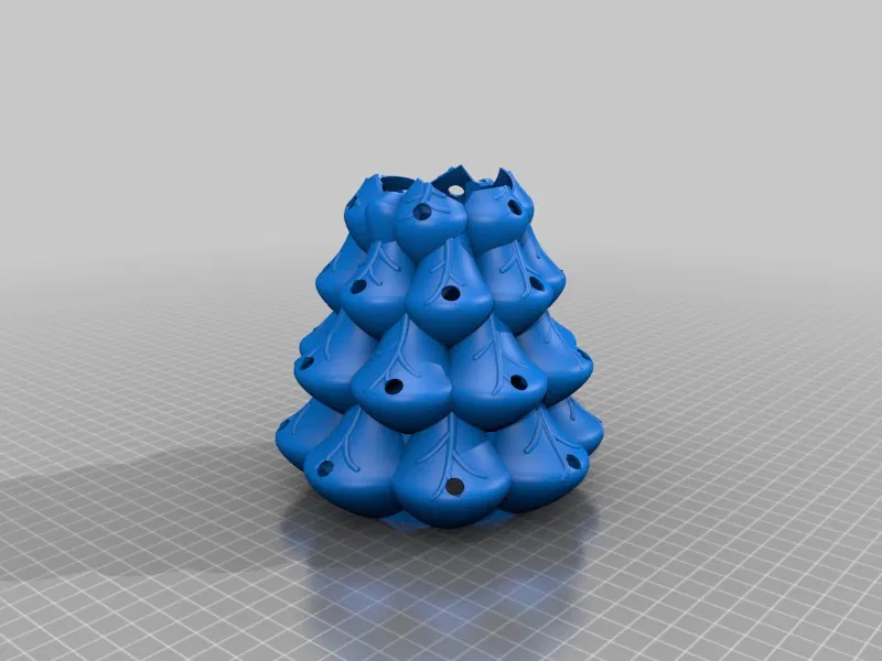 Mô hình đèn cây thông Noel (christmas tree lamp) - Image 7