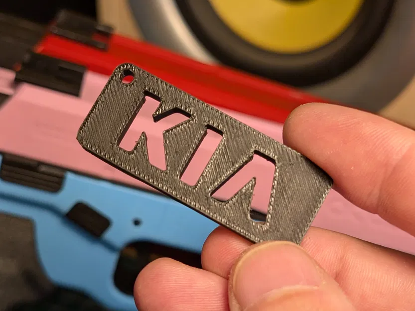 Móc khóa Kia (Kia keychain) in 3D - Image 1