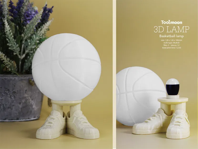 Đèn ngủ hình quả bóng rổ (Basketball Lamp) - Image 1