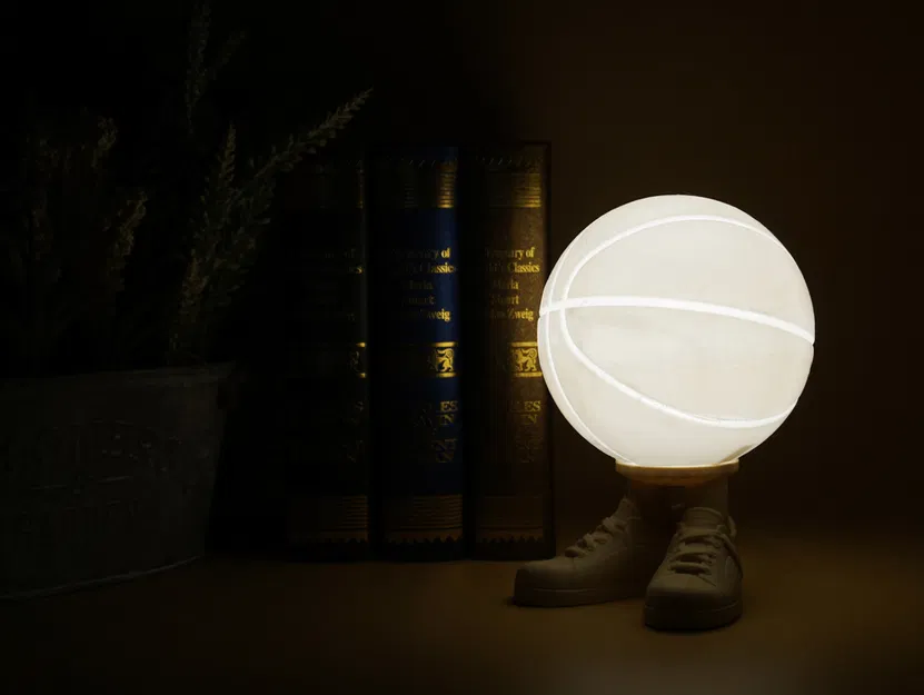 Đèn ngủ hình quả bóng rổ (Basketball Lamp) - Image 2