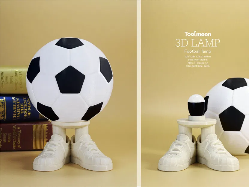 Đèn Ngủ Hình Quả Bóng Đá (Football Lamp) - Image 1