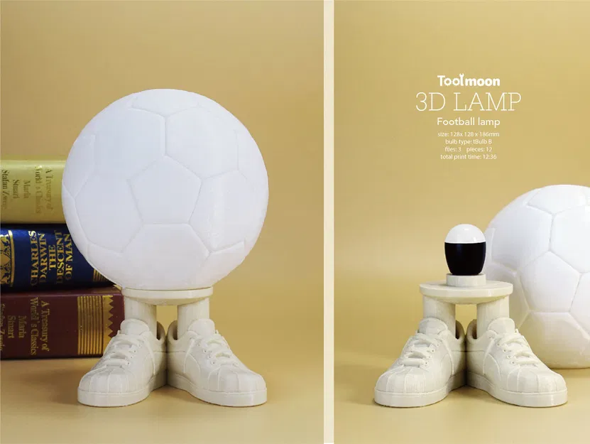 Đèn Ngủ Hình Quả Bóng Đá (Football Lamp) - Image 2