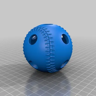 Mô hình quả bóng Wiffle Ball in 3D: Hướng dẫn in chi tiết