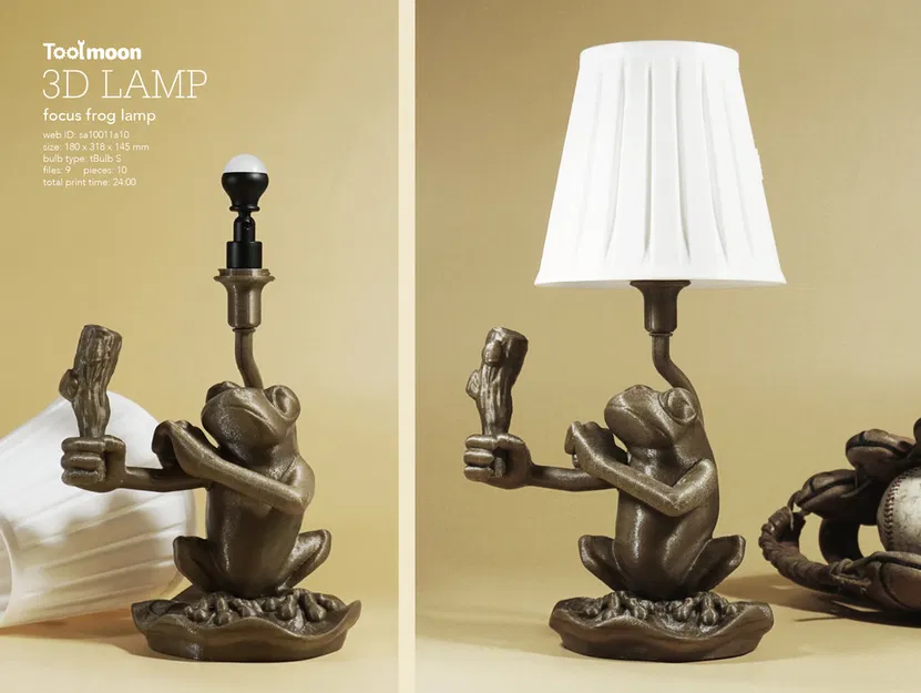 Mô hình đèn ếch Focus Frog Lamp độc đáo - Image 1