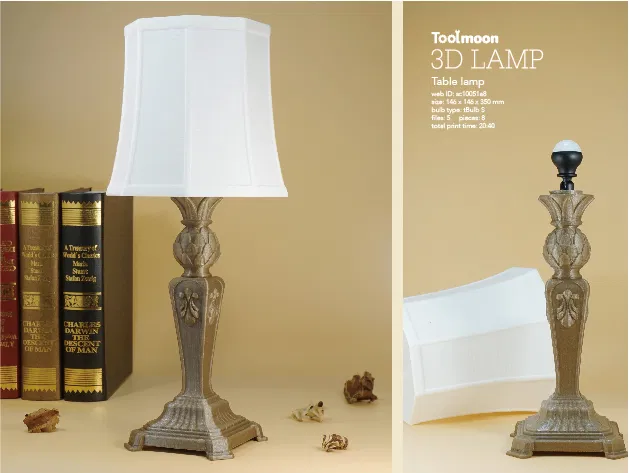 Đèn bàn hình quả thông - Pine cones table lamp - Image 1