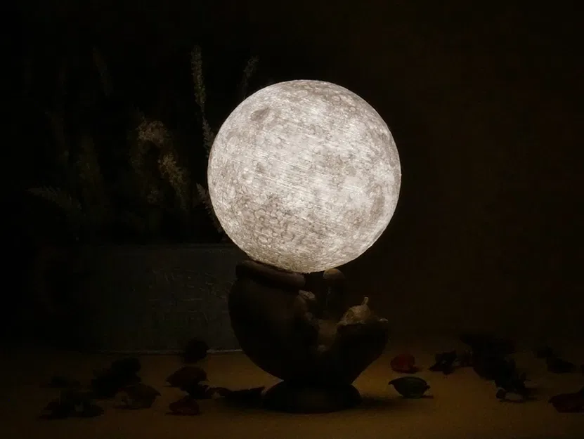 Đèn ngủ hình mèo (Cat Lamp) in 3D độc đáo - Image 2