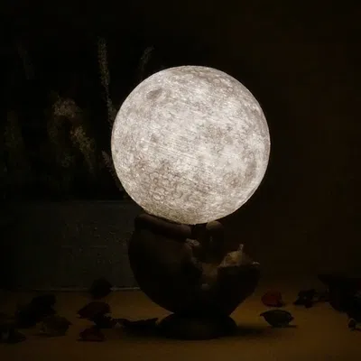 Đèn ngủ hình mèo (Cat Lamp) in 3D độc đáo