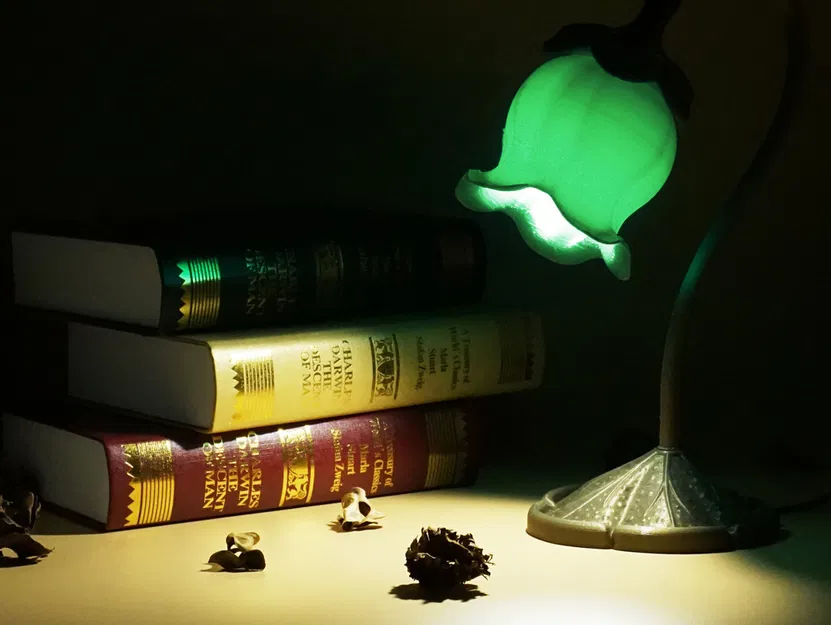 Đèn hoa sen phong cách Art Nouveau - Image 4