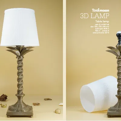 Mẫu đèn bàn hình cây (Tree Table Lamp) độc đáo