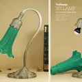 Mẫu đèn Art Nouveau hình hoa huệ (Art Nouveau lily lamp) - Thumbnail 1
