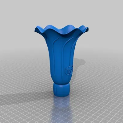 Mẫu đèn Art Nouveau hình hoa huệ (Art Nouveau lily lamp)