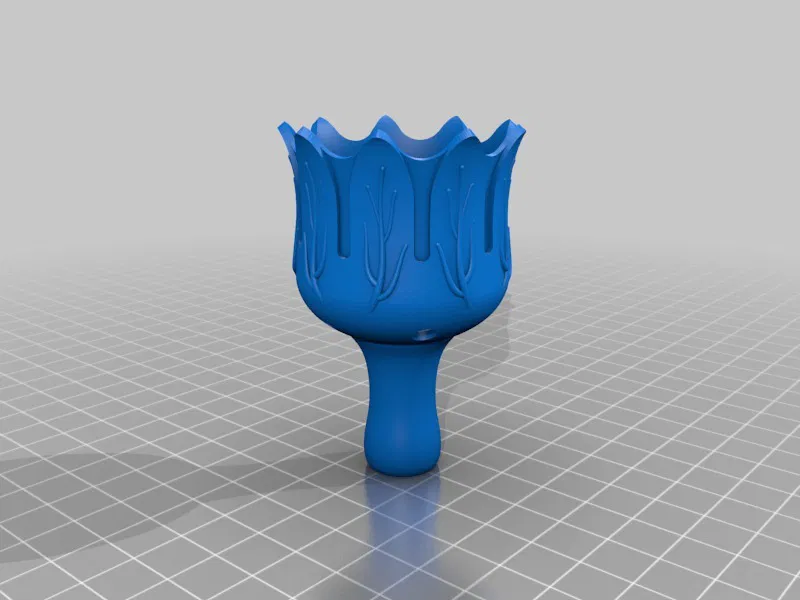 Mẫu đèn Art Nouveau hình hoa huệ (Art Nouveau lily lamp) - Image 5