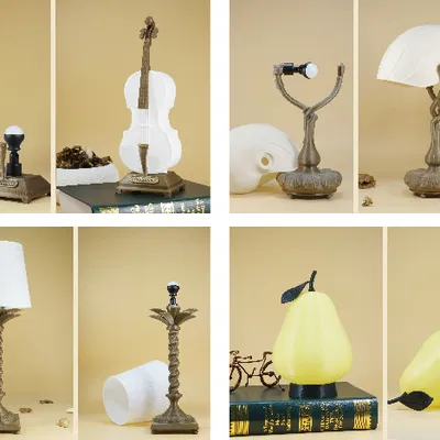 Mẫu đèn hoa (flower lamp) in 3D tinh tế