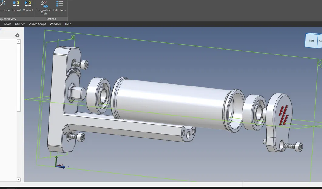 Giá đỡ cuộn nhựa dạng con lăn cho Voron 2.4 - Chuẩn OEM - Image 2