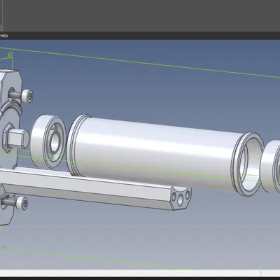 Giá đỡ cuộn nhựa dạng con lăn cho Voron 2.4 - Chuẩn OEM