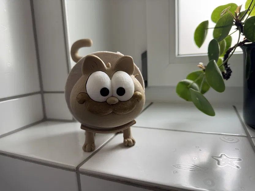 Giá đỡ giấy vệ sinh hình chú mèo ngộ nghĩnh - Mô hình in 3D độc đáo - Image 1