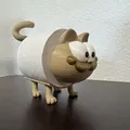 Giá đỡ giấy vệ sinh hình chú mèo ngộ nghĩnh - Mô hình in 3D độc đáo - Thumbnail 2