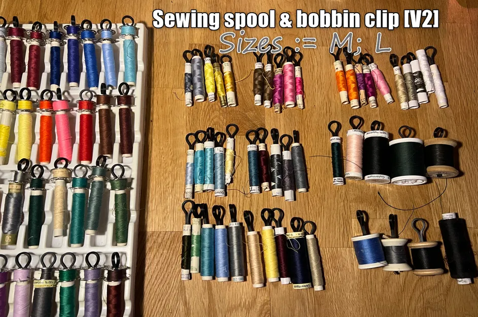 Kẹp giữ chỉ may (Sewing Spool Clip) - Giải pháp ngăn nắp cho bàn may - Image 2
