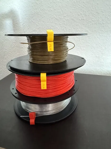 Kẹp cố định sợi nhựa in 3D tích hợp nhãn phân loại vật liệu - Image 2