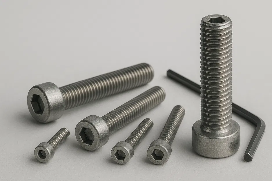 Bộ Bu Lông M3x0.5, M4x0.7 (Dài 5–30mm, 6–40mm) Đầu Lục Giác Chìm - Image 1