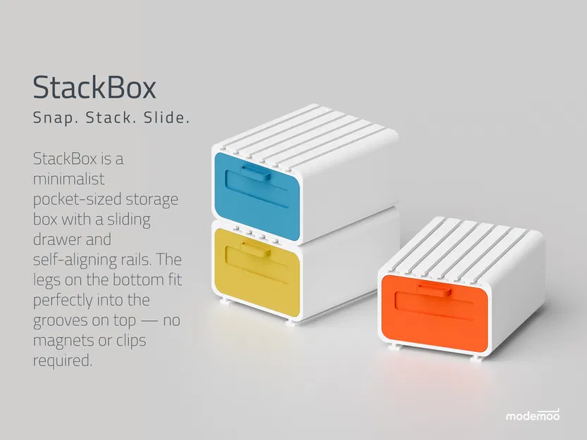 StackBox - Hộp đựng đa năng, nhỏ gọn và có thể xếp chồng - Image 1