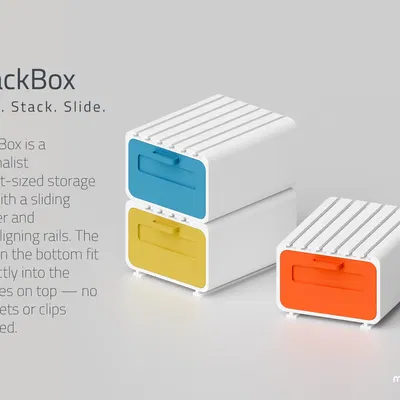 StackBox - Hộp đựng đa năng, nhỏ gọn và có thể xếp chồng