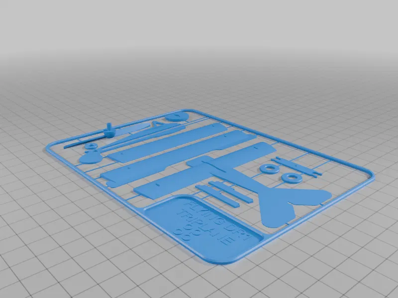 Bộ Kit Card Máy Bay 3 Tầng Cánh Fokker DR1 Thế Chiến I Có Thể Bay - Image 7