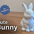 Mô hình chú thỏ xinh xắn trang trí (Cute Easter Bunny) - In không cần support - Thumbnail 1
