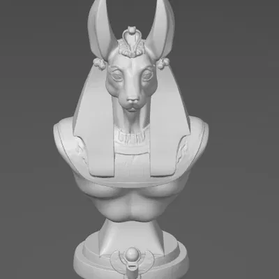 Mô hình tượng thần Anubis 3D: Tinh xảo và dễ in cho mọi không gian