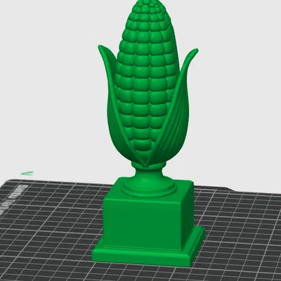 Mô hình Cúp Hình Bắp Ngô in 3D