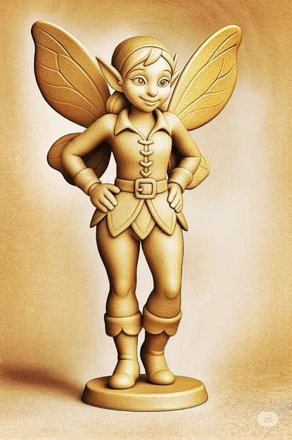 Mô hình nàng tiên rừng Sherwood tinh xảo cho máy in 3D - Image 2