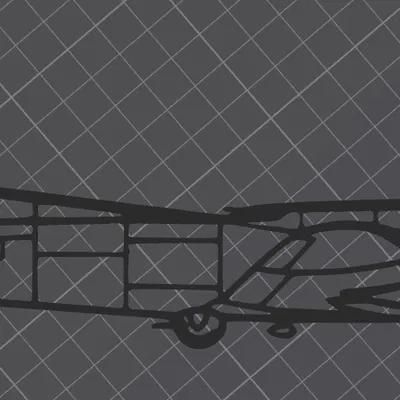 Mô hình trang trí treo tường Boeing B-17G - Thiết kế 3D độc đáo