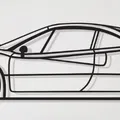 Mô hình treo tường Ferrari F40 - Tác phẩm nghệ thuật 3D cho tín đồ xe hơi - Thumbnail 1