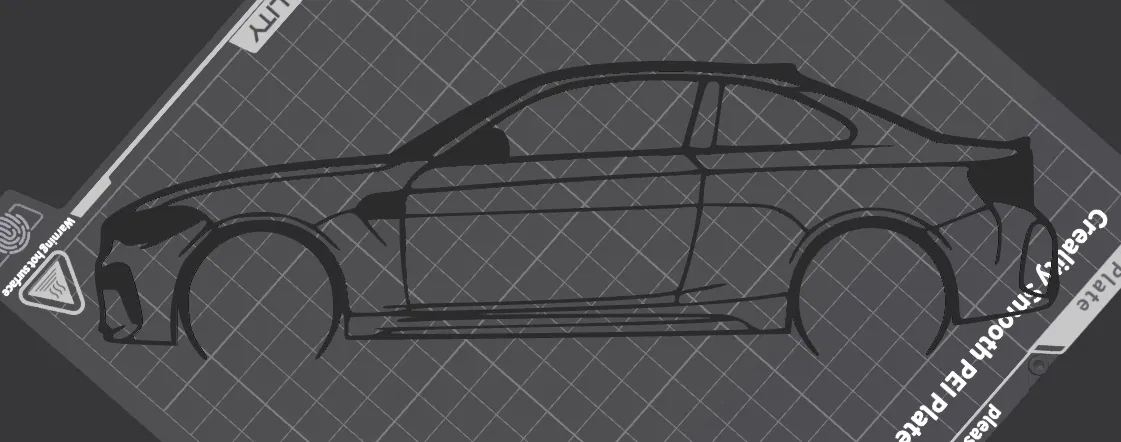 Mô hình trang trí tường BMW M2 Competition phong cách tối giản - Image 2