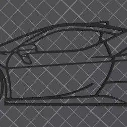 Mô hình trang trí tường Ferrari SF-90 Stradale cực đẹp